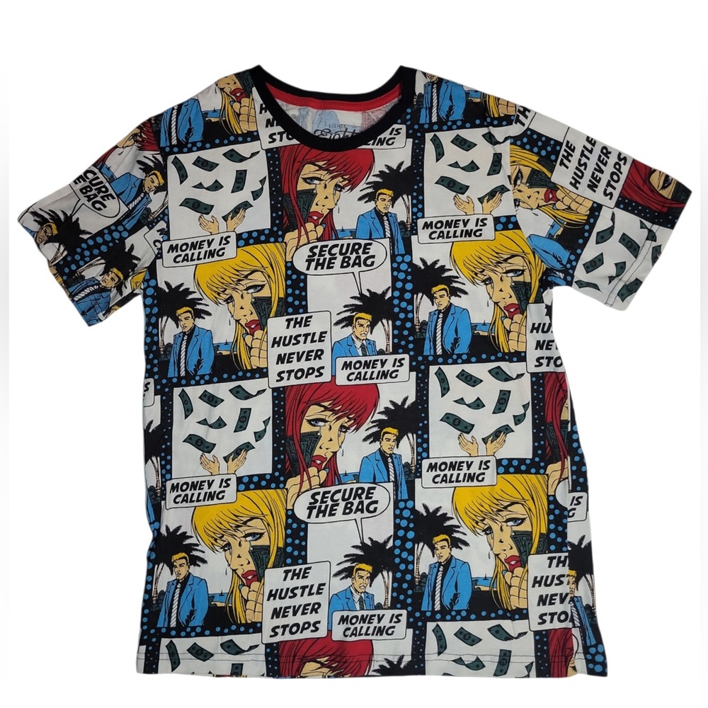 Retro Eighty Eight Comic Graphic Men’s Size‎ :Small  T-Shirt - Multicolor